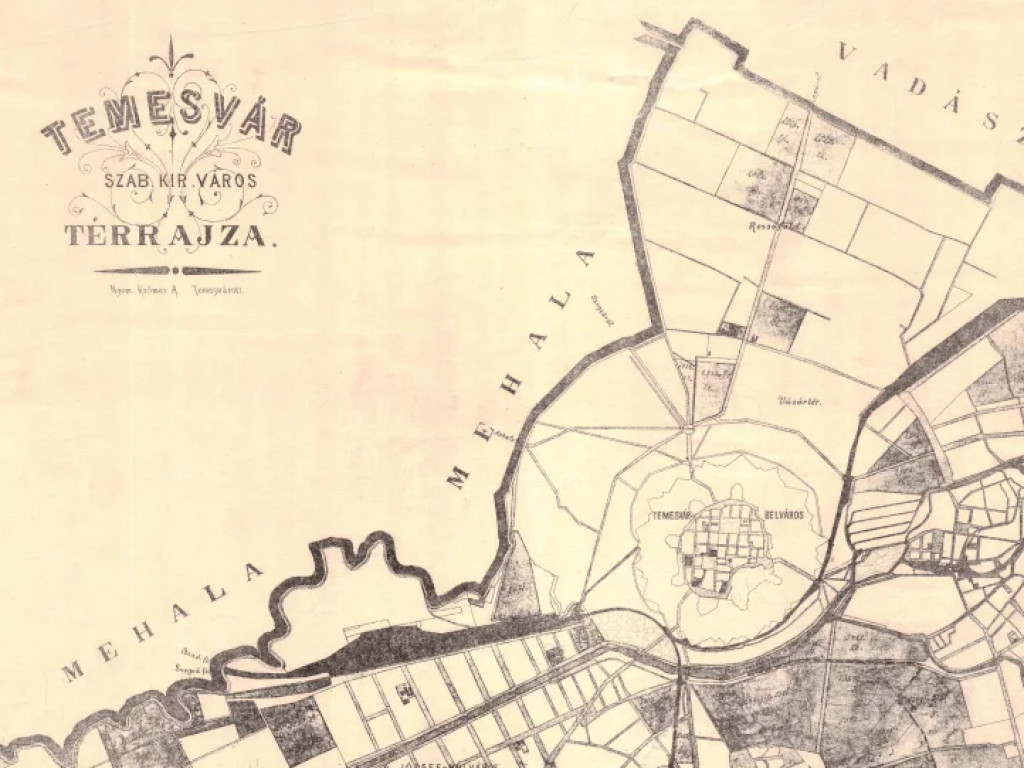 Harta orașului liber regal Timișoara