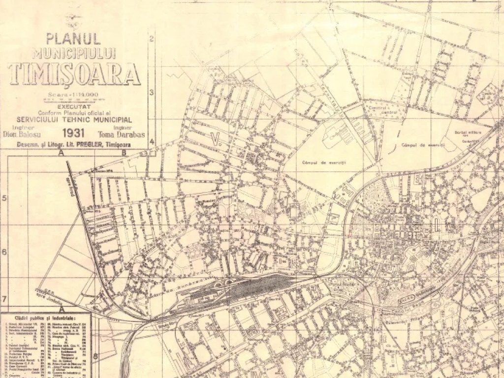 Planul Municipiului Timișoara